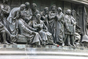 Naklejka premium monument to the Millennium of Russia in Veliky Novgorod