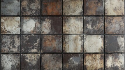 Fototapeta premium Rustic, patterned tiles