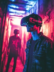 A groundbreaking augmented reality fashion show featuring avant-garde designs enhanced with digital overlays