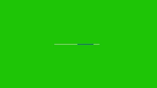 Digital horizontal line position loading bar. review loading bar. Pixel Art Loading icon Screen animation with white color background. blue Progress Bar Animation | 100% Completion in 30 Seconds