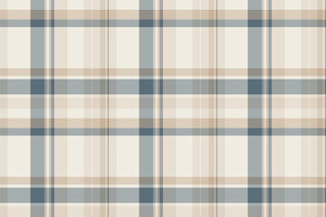 Elegant neutral plaid pattern in beige and blue hues.  Perfect for textile design, website backgrounds, or crafting projects.