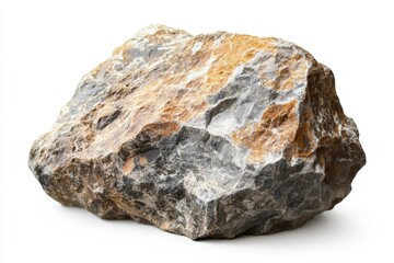 A close-up of a rough, uneven specimen that appears to be a metamorphic mineral. It has a textured surface and natural color variations indicative of the rock's formation processes.