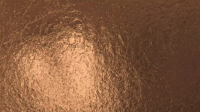 bronz metal texture luxury loop animation, copper sheet textured material blank social media motion design element	