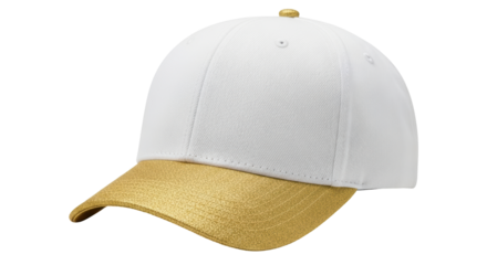 Isolated White Baseball Cap