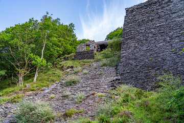 Walking around Llanberis in Snowdonia National Park wales
