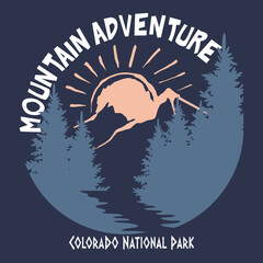 Mountain Adventure Colorado National Park.eps