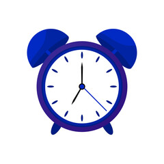 Realistic blue Alarm clock icon collection - 7_ 00 o'clock