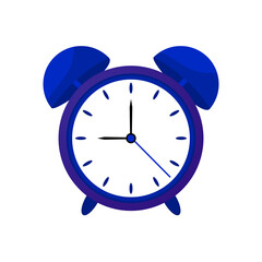 Realistic blue Alarm clock icon collection - 9_ 00 o'clock
