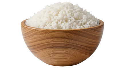 Isolated Rice in a Bowl