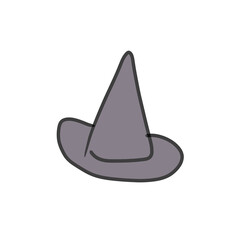 Fototapeta premium halloween witch hat