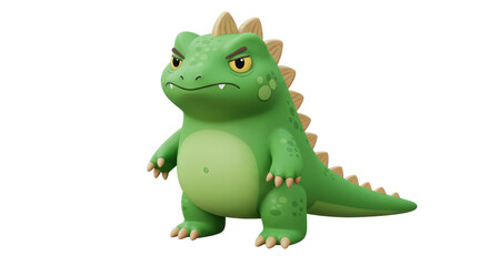Isolated Cartoon Dinosaur