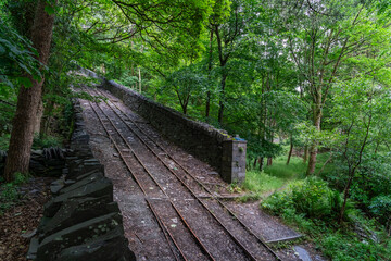 Fototapeta premium Walking around Llanberis in Snowdonia National Park wales