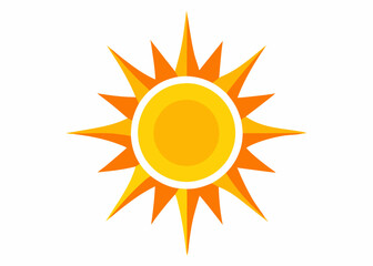 Sunshine Graphic Design Sun, Summer sun in sunglasses sneezing Creative vector cartoon illustration