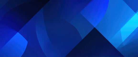 Obraz premium Abstract Blue Background with Dark and Light Shapes Overlapping Each Other