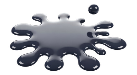 Isolated Ink Drop