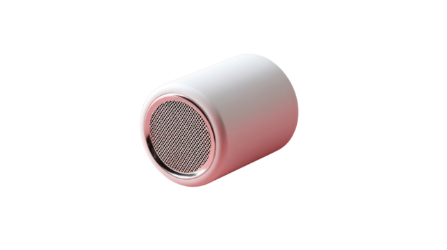 Modern Device with Mesh Surface: The sleek design and minimalist aesthetic of this device suggest advanced functionality, featuring a mesh surface and pristine finish.