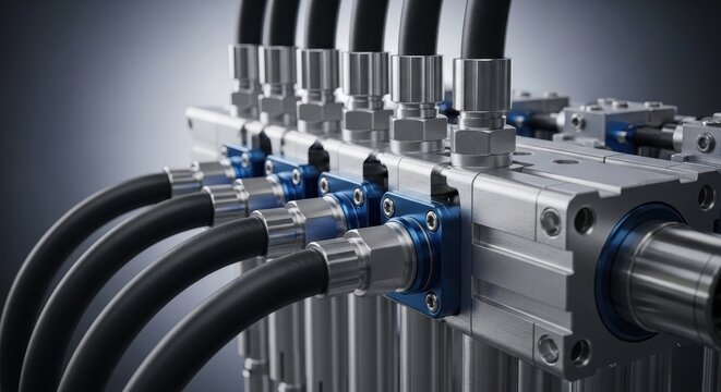 Advanced pneumatic power system with multiple actuators, hoses, and connectors