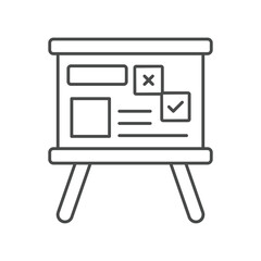 Moodboard thinline icon , vector, pixel perfect, illustrator file 
