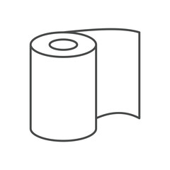 Paper Roll thinline icon , vector, pixel perfect, illustrator file 
 
