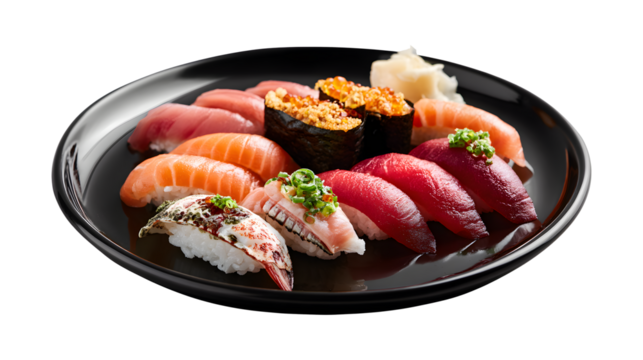 sushi platter assorted sushi nigiri sushi sashimi Japanese cuisine
