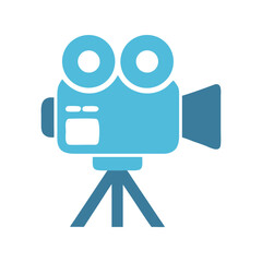 Film Camera Flat Icon Vector, Retro Photography Classic Analog Equipment Symbol