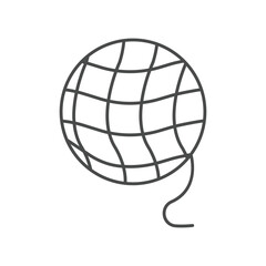 Textile Fiber Art thinline icon , vector, pixel perfect, illustrator file 
