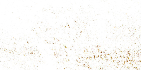 Abstract gold Foil splatter glitter and confetti Golden stroke on transparent background. zigzag ,ribbon,