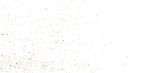 Doted and confetti golden glitter on transparent background. Shiny glittering dust. Gold glitter sparkle confetti that floats down falling. Vector illustration.