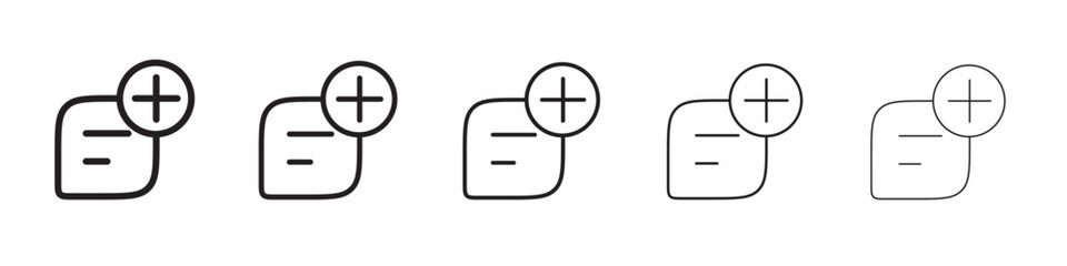 Add chat icon vector illustration isolated