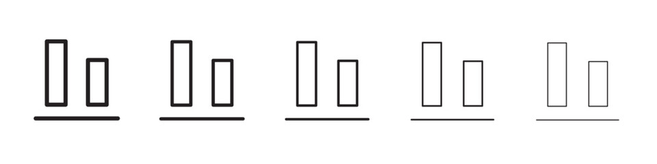 Align bottom icon vector illustration isolated