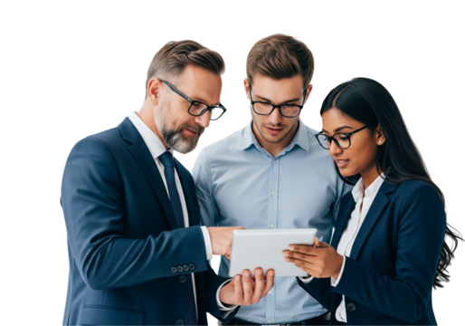 business team working together