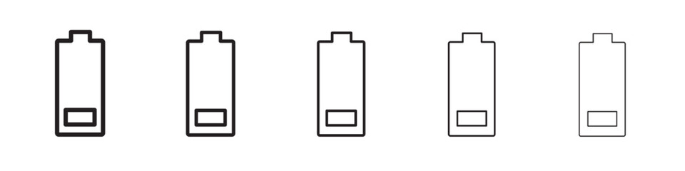 Battery icon vector illustration isolated