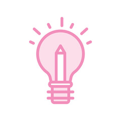Fototapeta premium Drawing Idea duotone line icon , vector, pixel perfect, illustrator file 