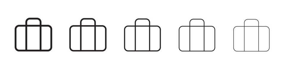 Briefcase icon vector illustration isolated