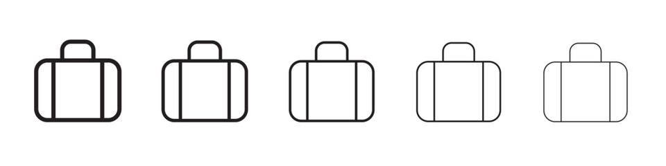 Briefcase icon vector illustration isolated