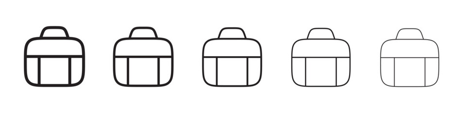 Briefcase icon vector illustration isolated
