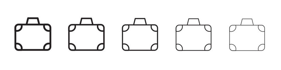 Briefcase icon vector illustration isolated