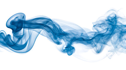 Abstract Blue Waves Flowing

