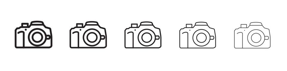 Camera icon vector illustration isolated