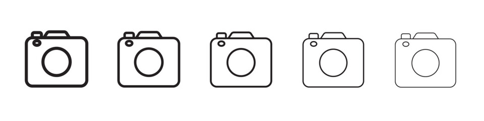 Camera icon vector illustration isolated