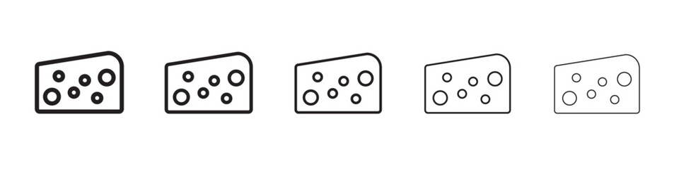 Cheese icon vector illustration isolated