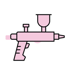 Airbrush color shadow thinline icon , vector, pixel perfect, illustrator file 
