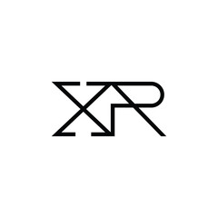 Minimal Letters XR Logo Design