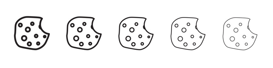 Cookie icon vector illustration isolated