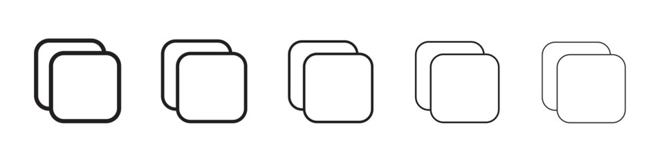 Copy icon vector illustration isolated