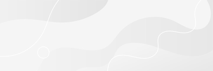 Abstract White Background Fluid Shapes, Minimalist Lines, Soft Curves, Gray Shades, Elegant Design, 