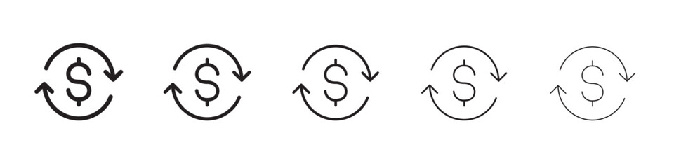 Currency exchange vector illustration isolated