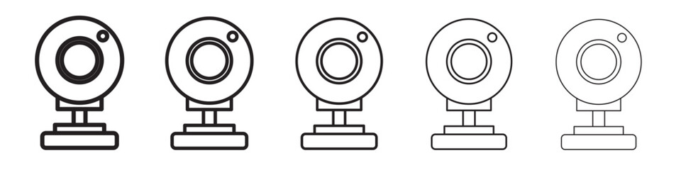 Digital Webcam icon vector illustration isolated