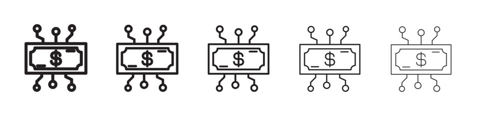 Digital Currency icon vector illustration isolated