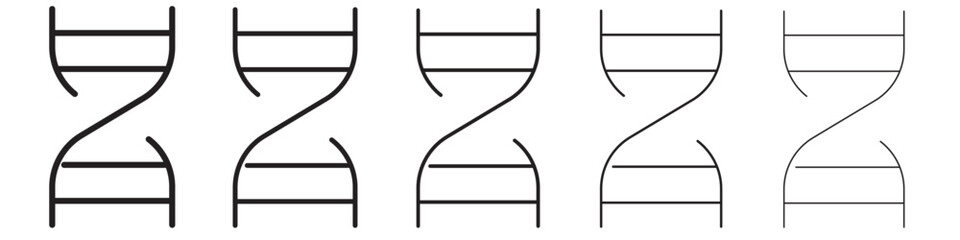 DNA icon vector illustration isolated